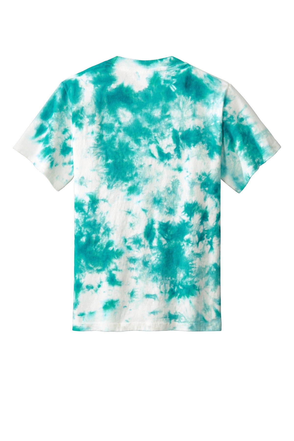 Port & Co Youth Crystal Tie-Dye Tee - Teal