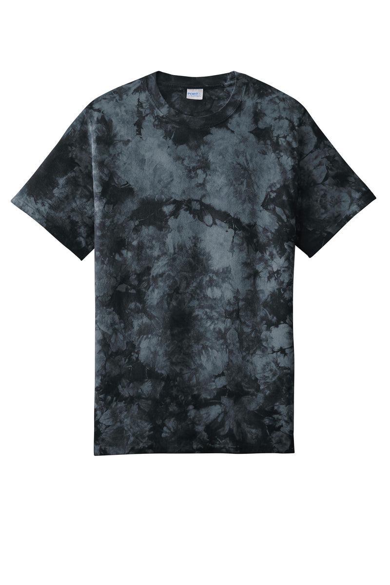 Port & Co Crystal Tie-Dye Tee - Black