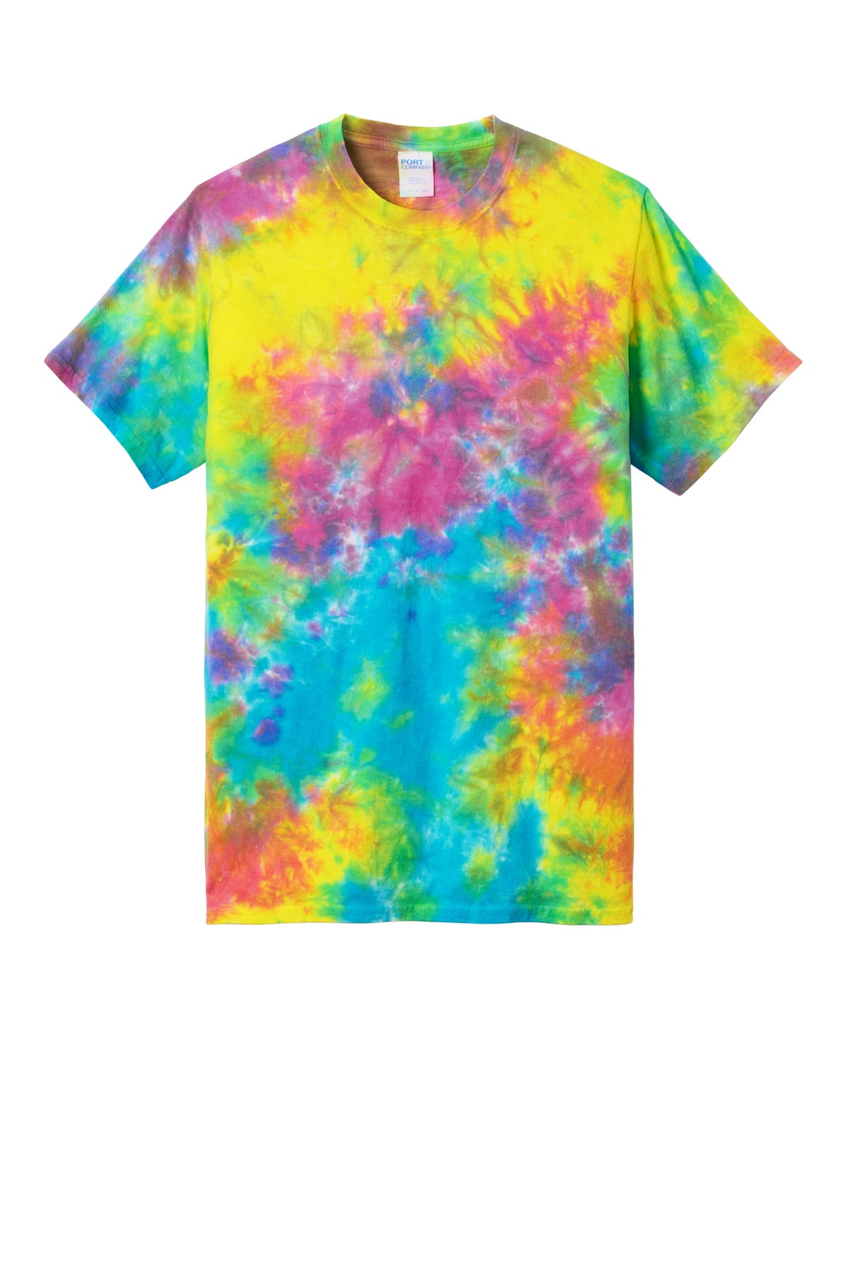 Port & Co Crystal Tie-Dye Tee - Jeweltone Colorburst