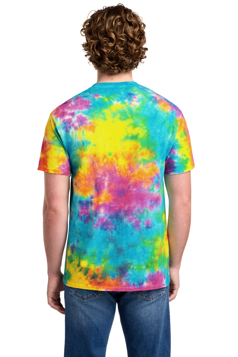 Port & Co Crystal Tie-Dye Tee - Jeweltone Colorburst