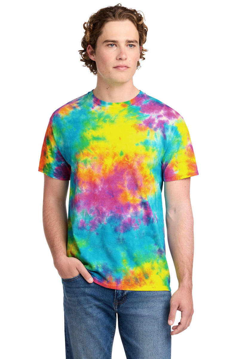 Port & Co Crystal Tie-Dye Tee - Jeweltone Colorburst