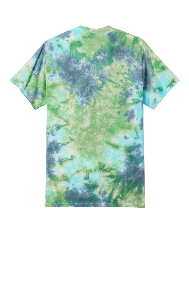 Port & Co Crystal Tie-Dye Tee - Planet Earth Colorburst