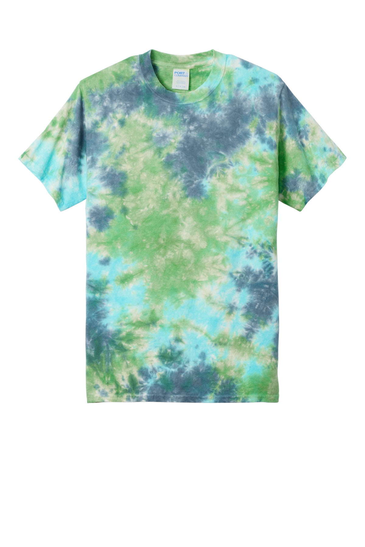 Port & Co Crystal Tie-Dye Tee - Planet Earth Colorburst