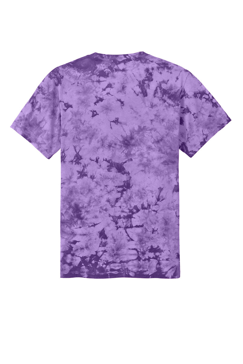 Port & Co Crystal Tie-Dye Tee - Purple