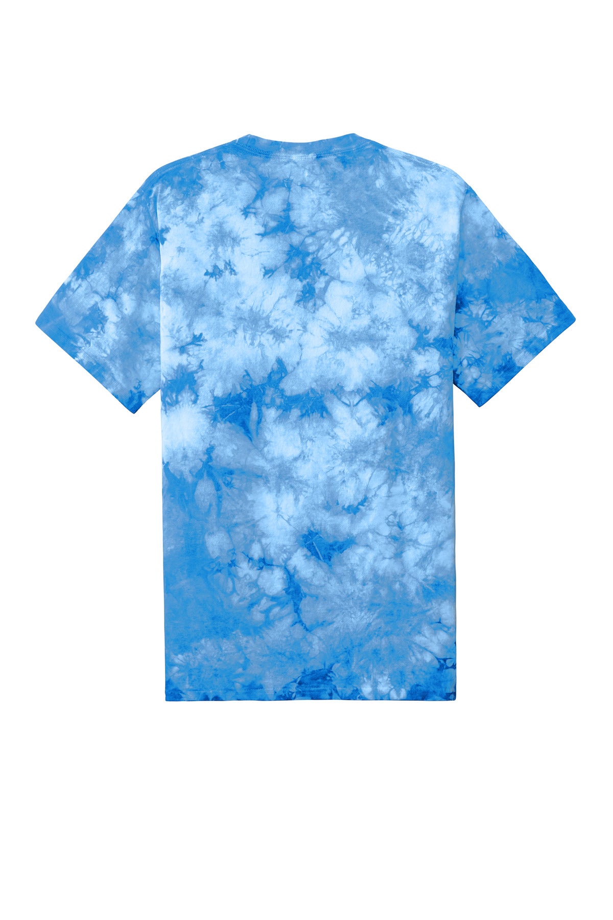 Port & Co Crystal Tie-Dye Tee - Sky Blue