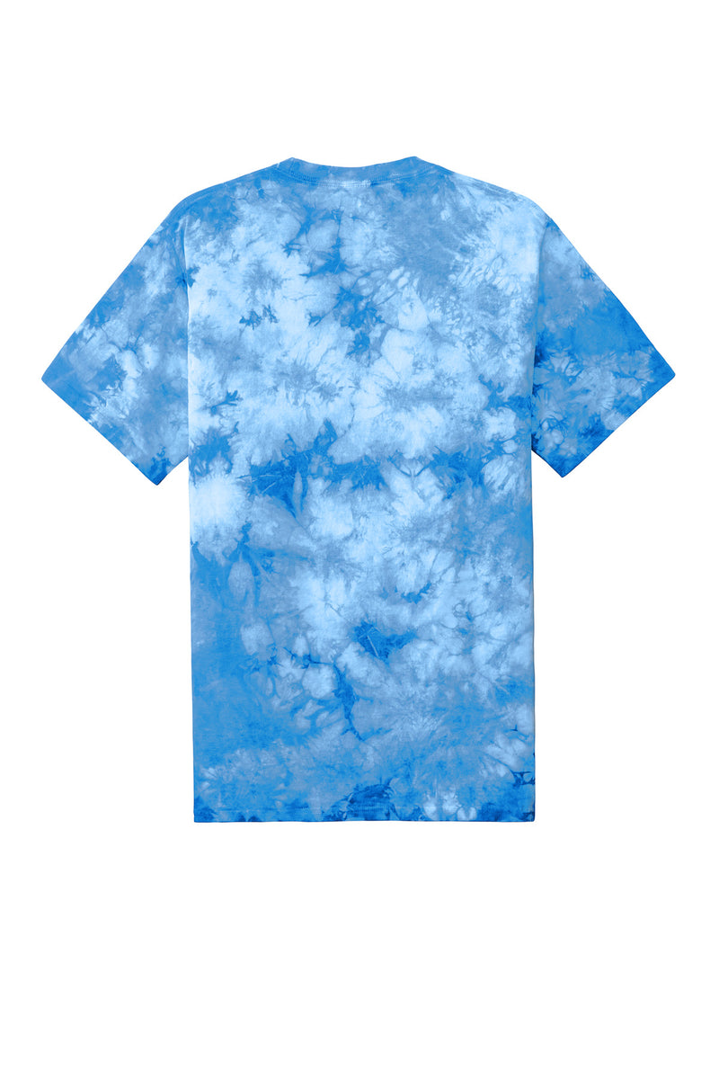 Port & Co Crystal Tie-Dye Tee - Sky Blue