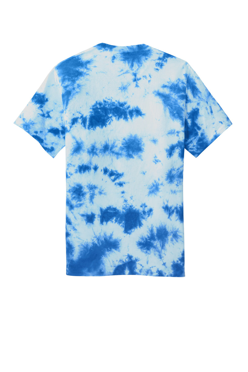 Port & Co Crystal Tie-Dye Tee - True Royal