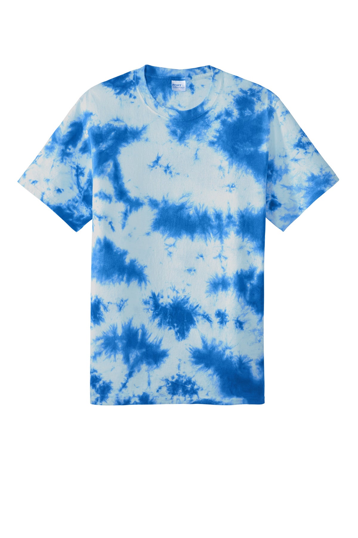 Port & Co Crystal Tie-Dye Tee - True Royal