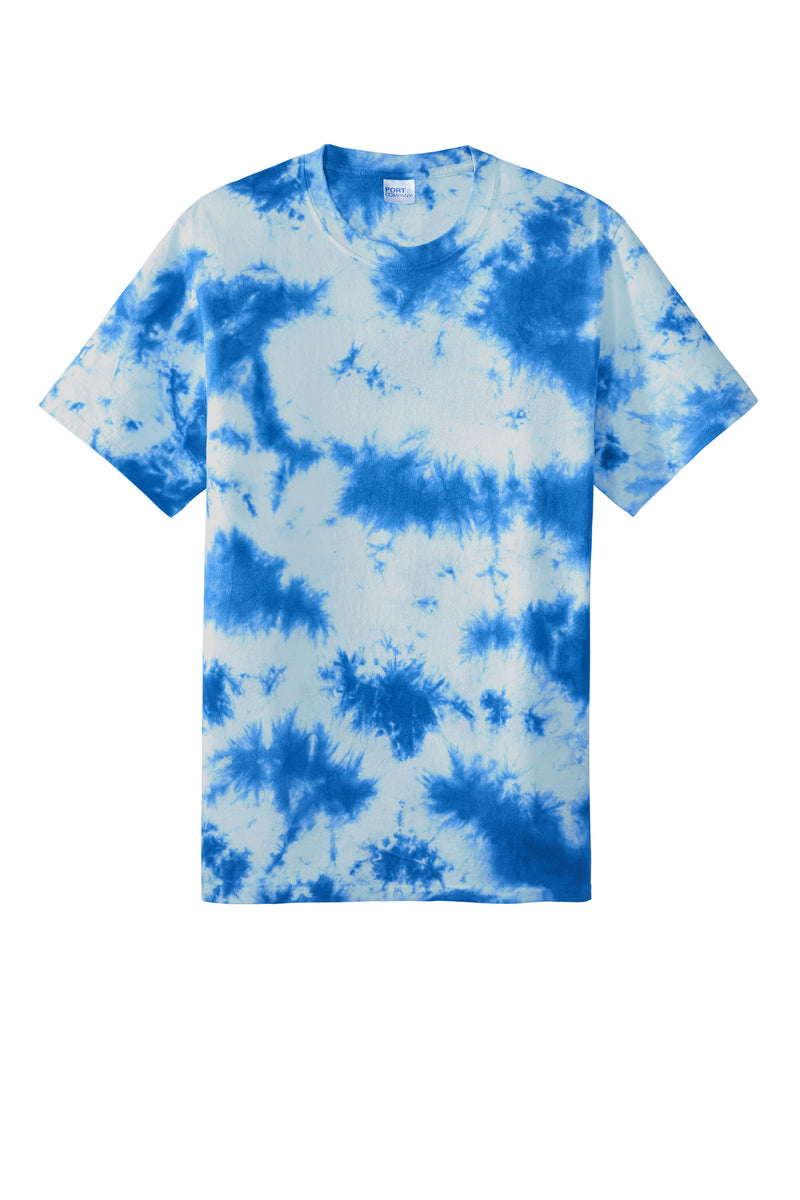 Port & Co Crystal Tie-Dye Tee - True Royal