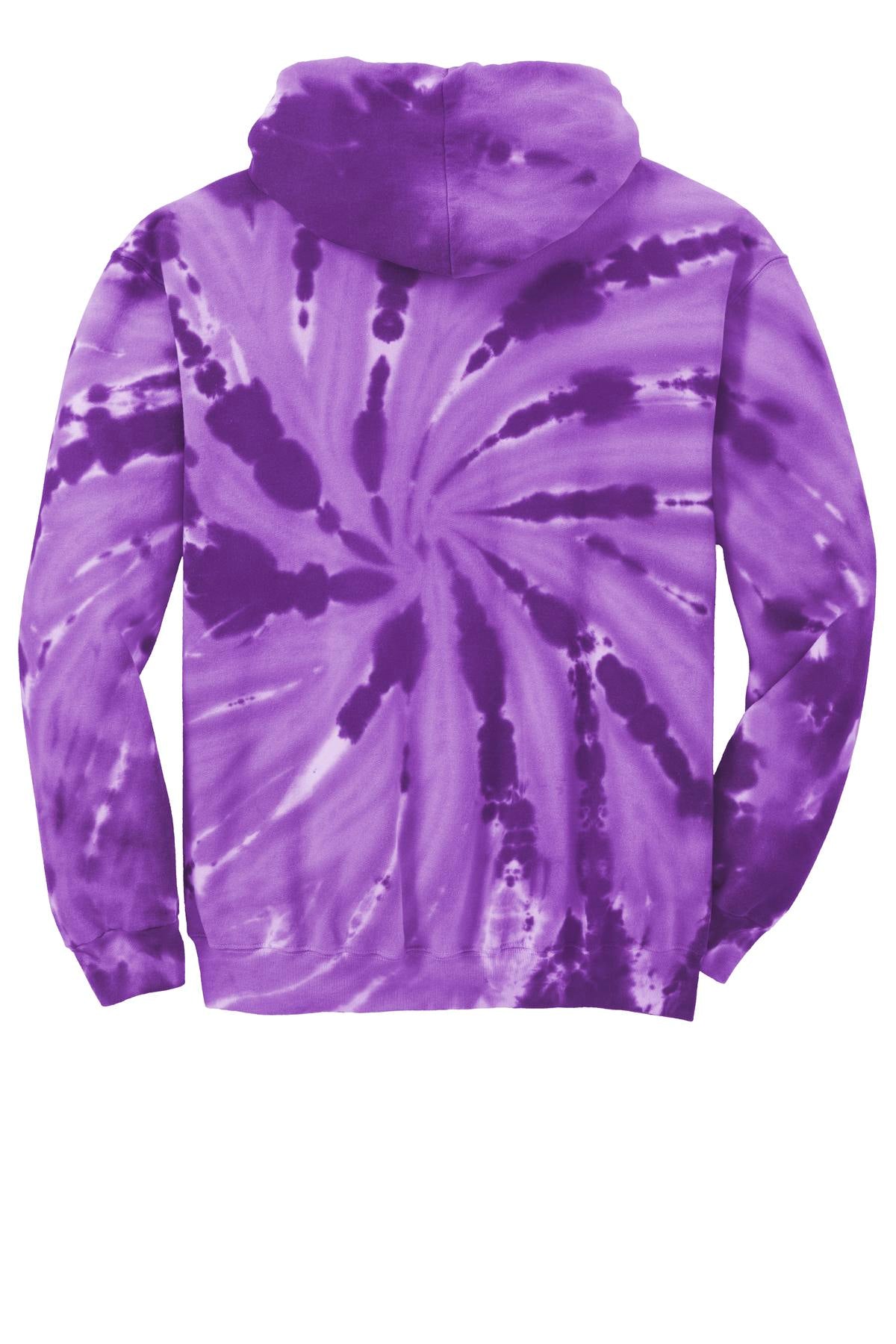 Port & Co Youth Tie-Dye Pullover Hooded Sweatshirt - Purple