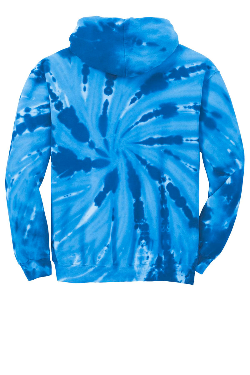Port & Co Youth Tie-Dye Pullover Hooded Sweatshirt - Royal