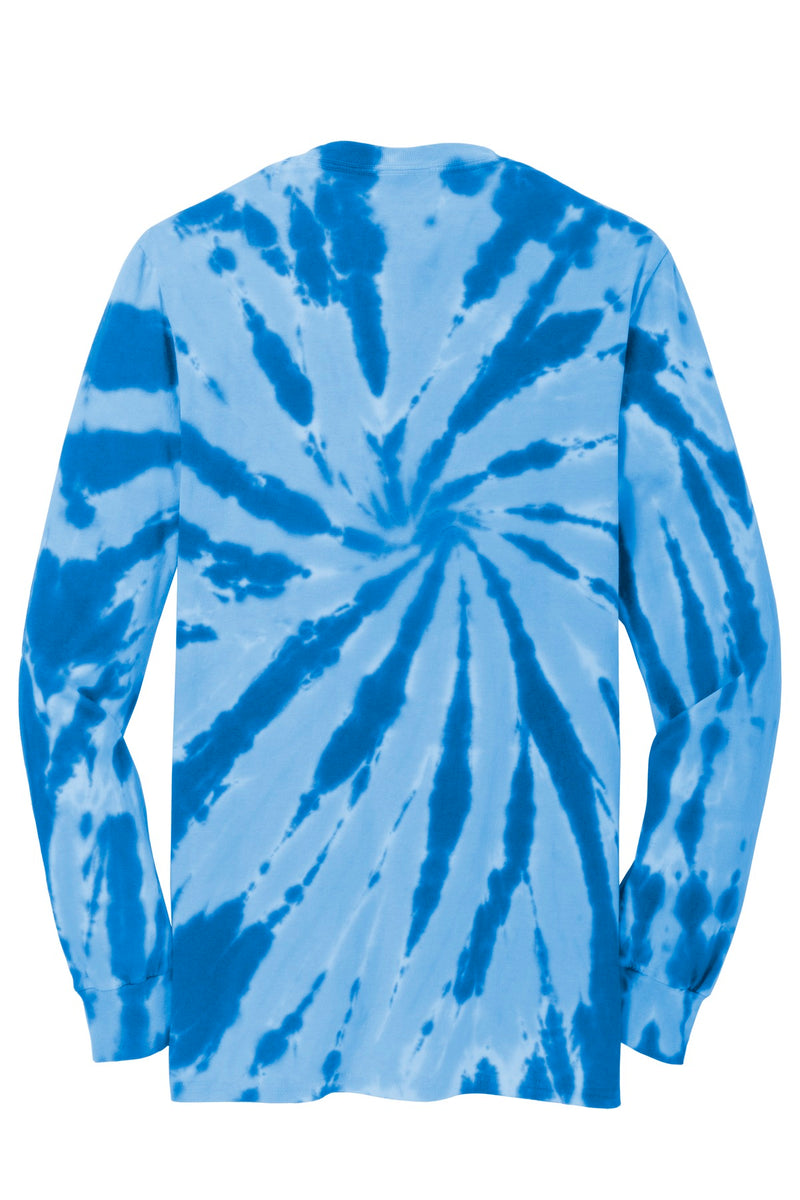 Port & Co Tie-Dye Long Sleeve Tee - Royal