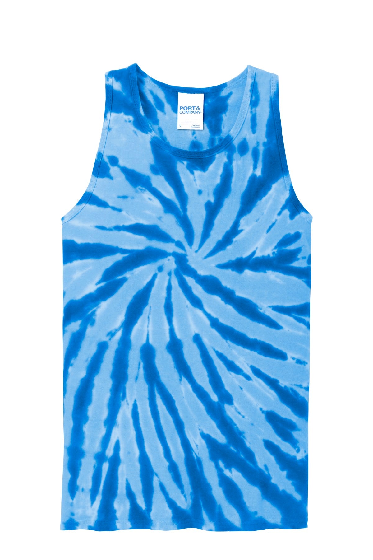 Port & Co Tie-Dye Tank Top - Royal