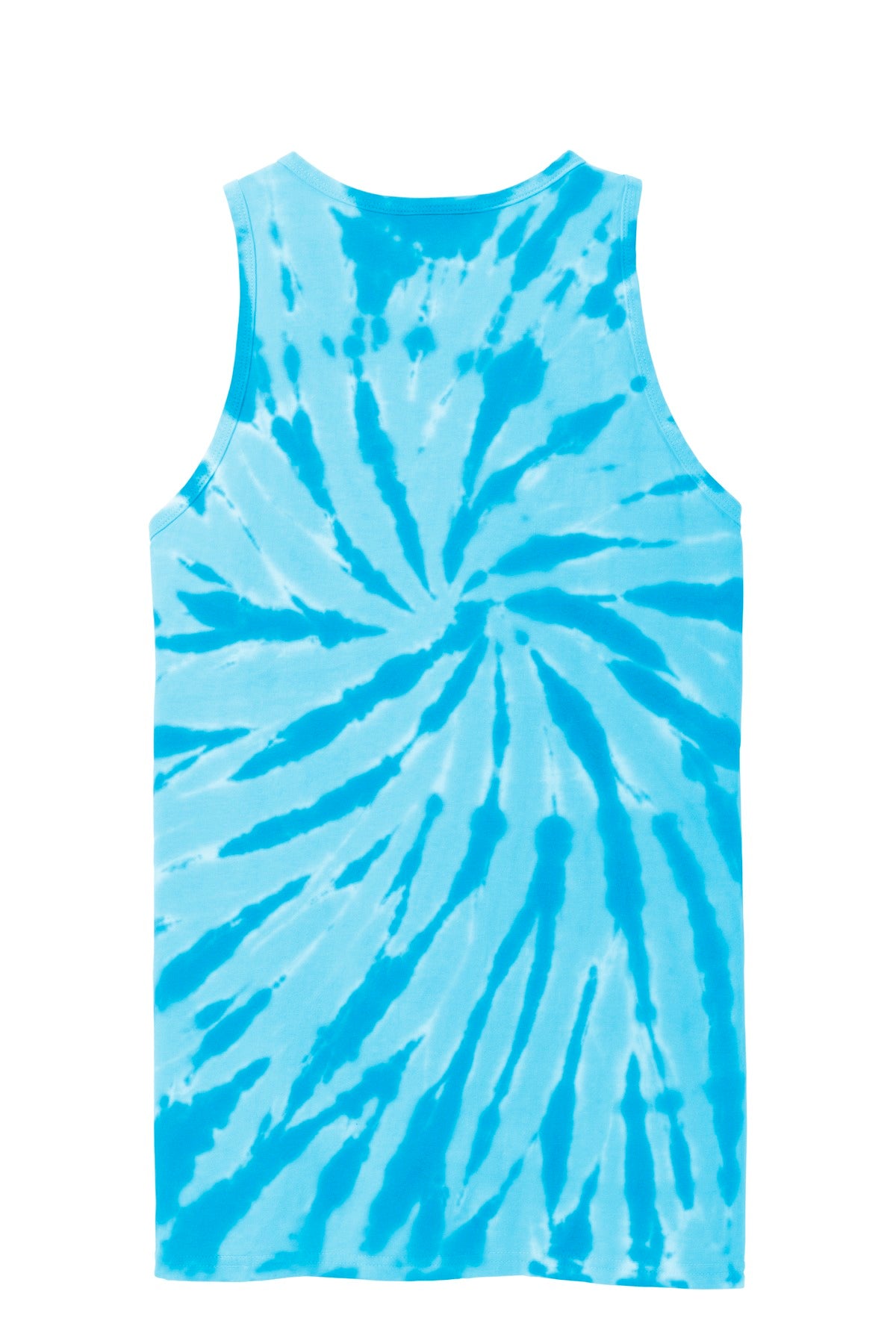 Port & Co Tie-Dye Tank Top - Turquoise