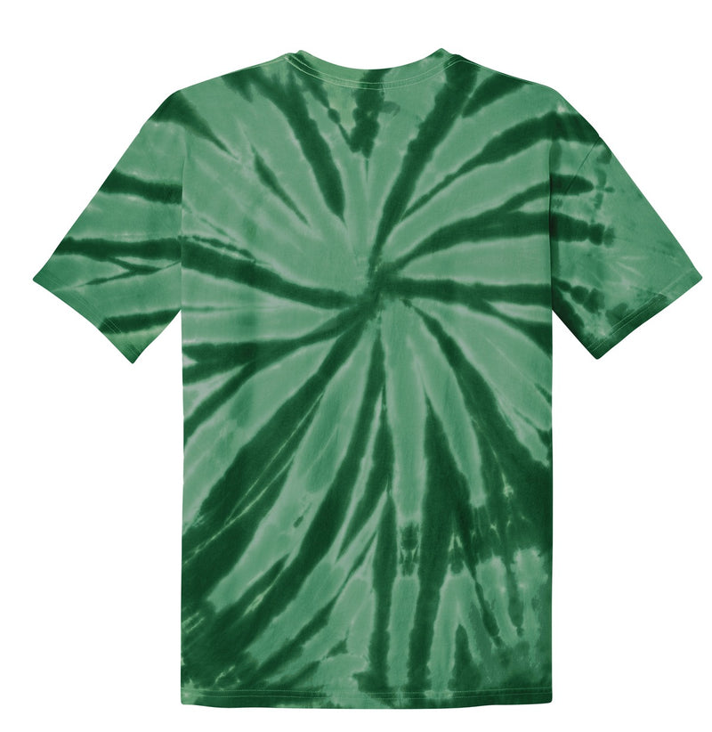Port & Co Youth Tie-Dye Tee - Forest Green
