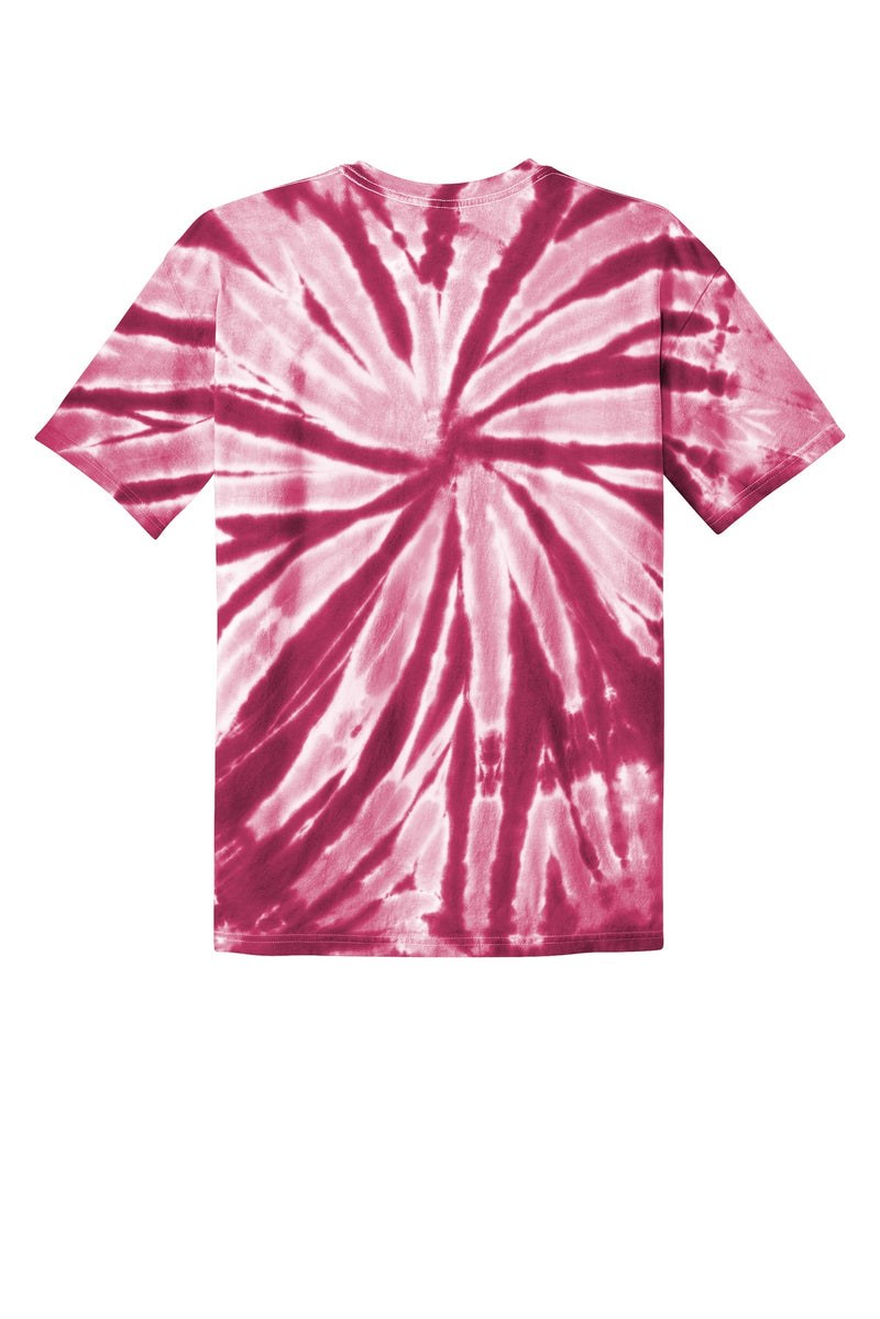 Port & Co Youth Tie-Dye Tee - Maroon