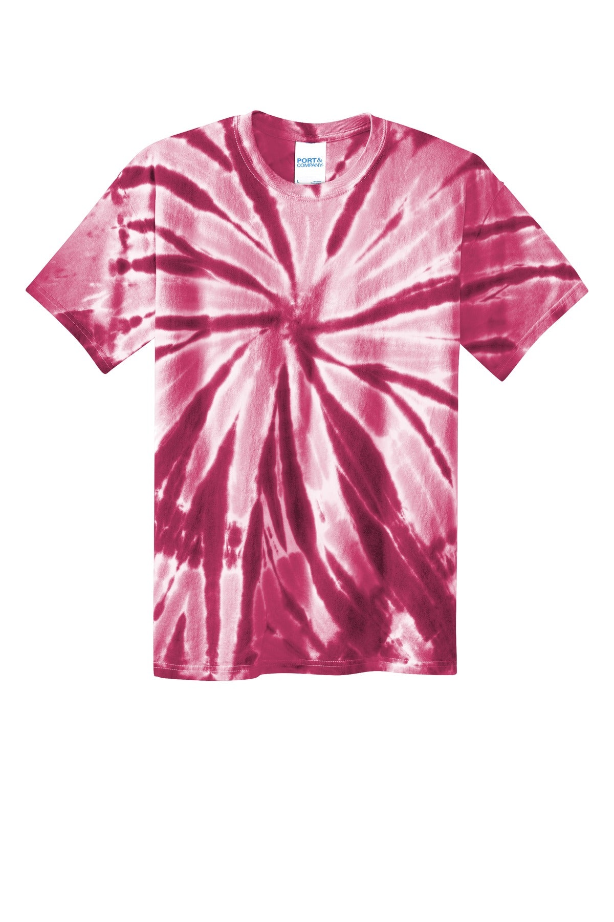 Port & Co Youth Tie-Dye Tee - Maroon