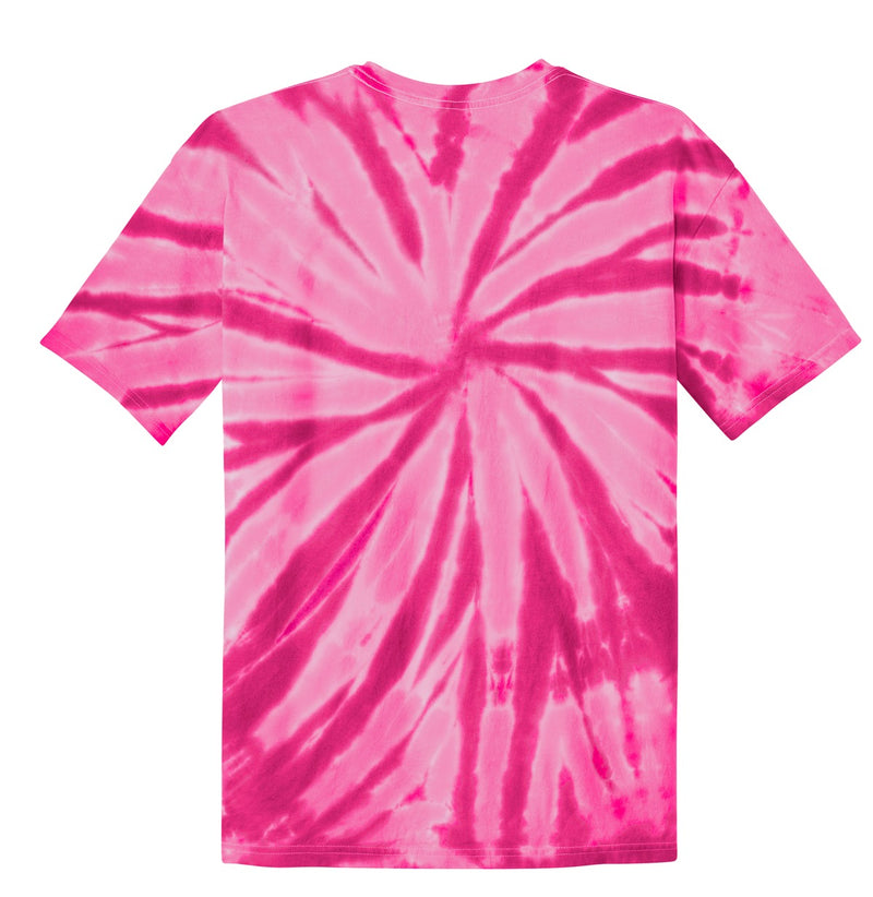 Port & Co Youth Tie-Dye Tee - Pink
