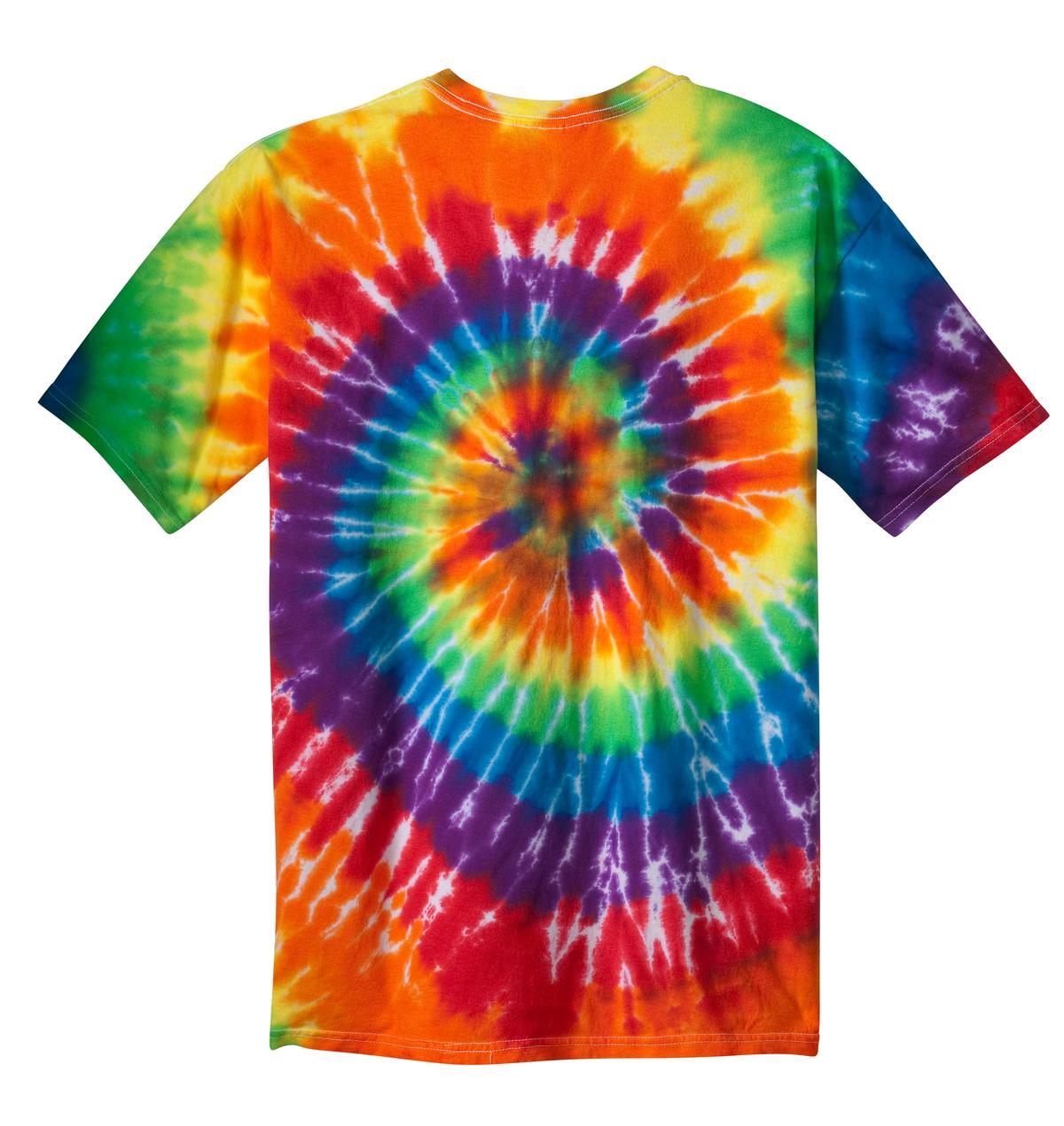 Port & Co Youth Tie-Dye Tee - Rainbow