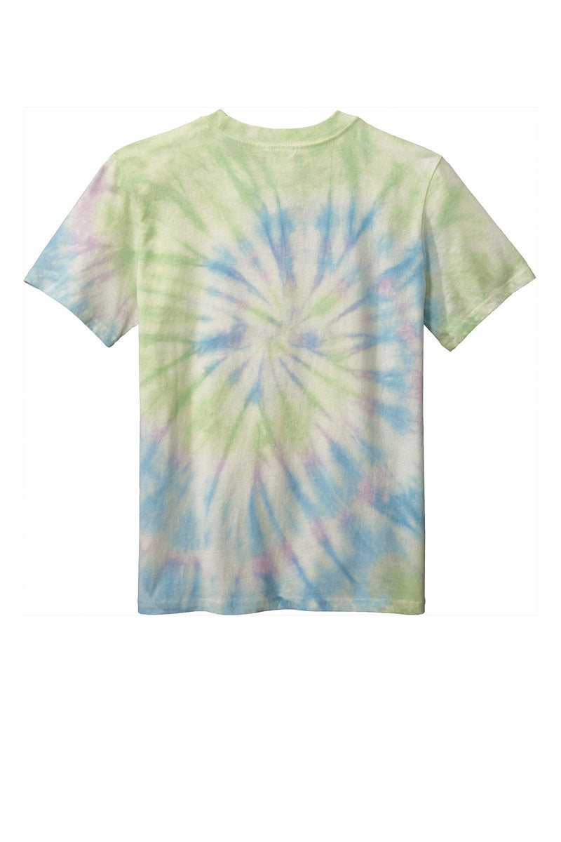 Port & Co Youth Tie-Dye Tee - Watercolor Spiral