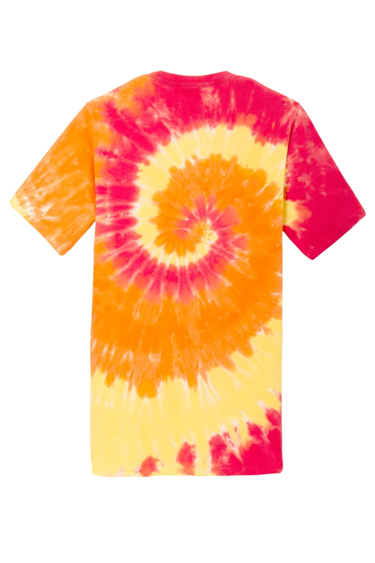 Port & Co Tie-Dye Tee - Blaze Rainbow