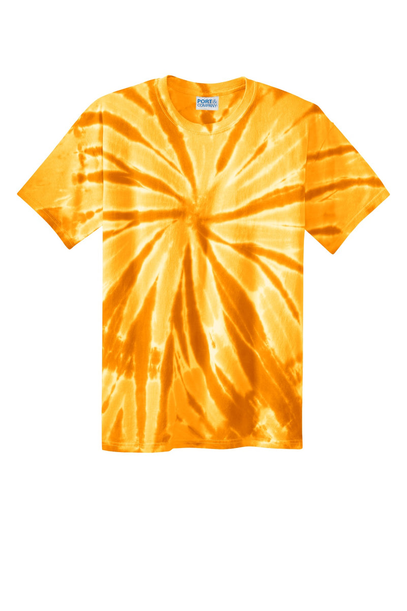 Port & Co Tie-Dye Tee - Gold