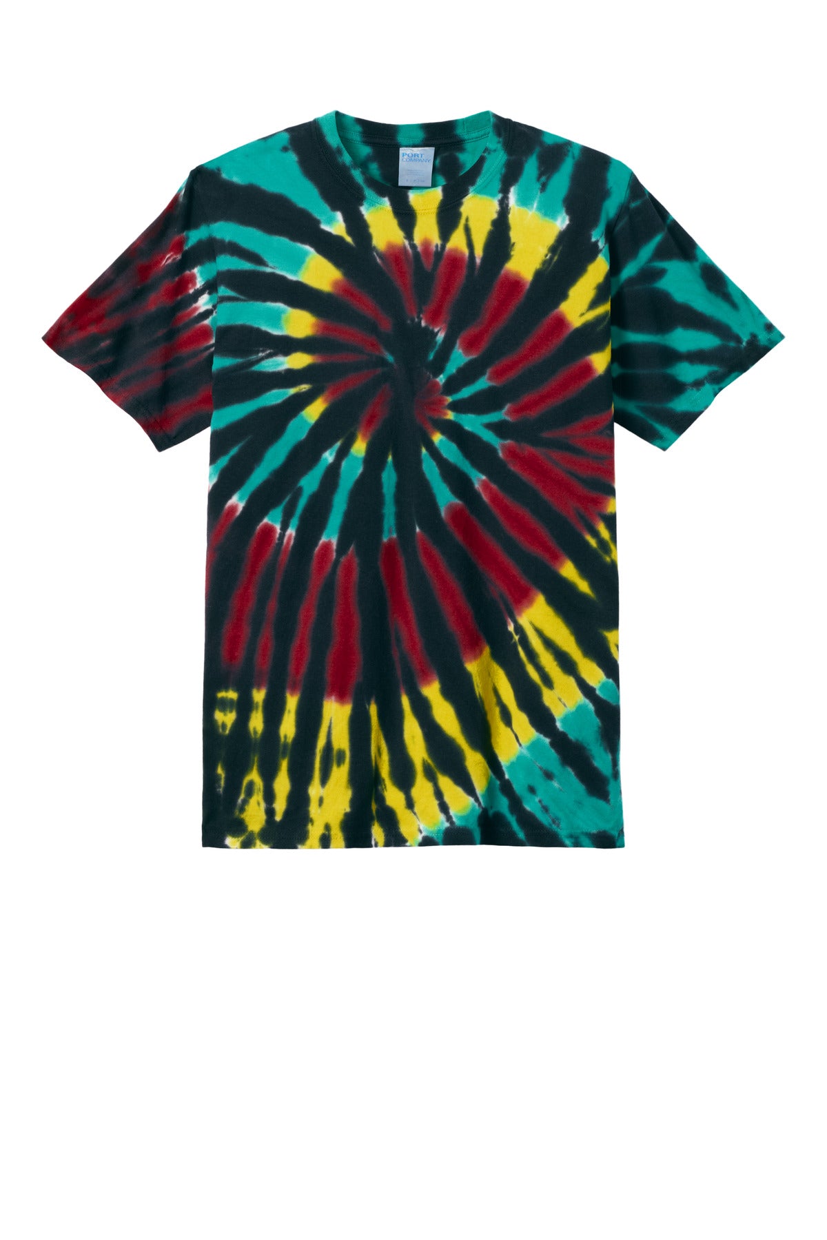 Port & Co Tie-Dye Tee - Island Spiral