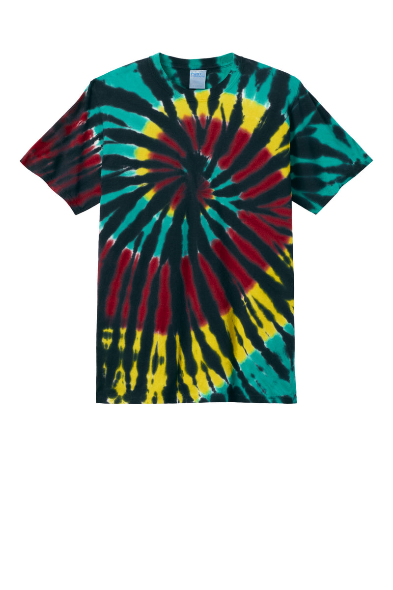 Port & Co Tie-Dye Tee - Island Spiral