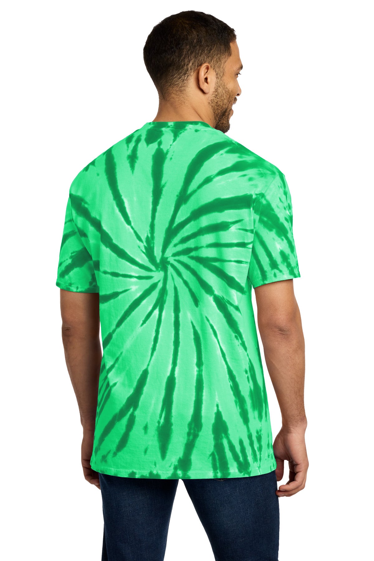 Port & Co Tie-Dye Tee - Kelly