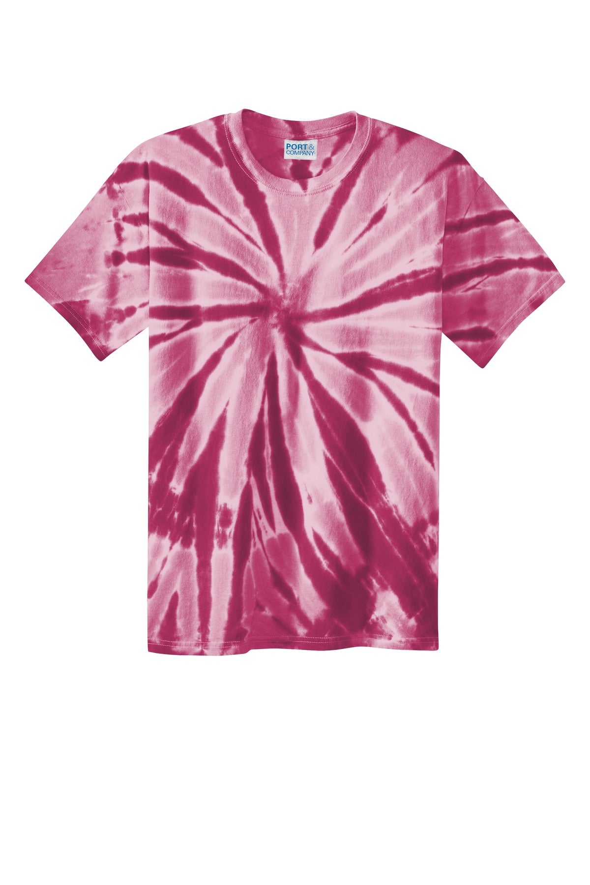 Port & Co Tie-Dye Tee - Maroon
