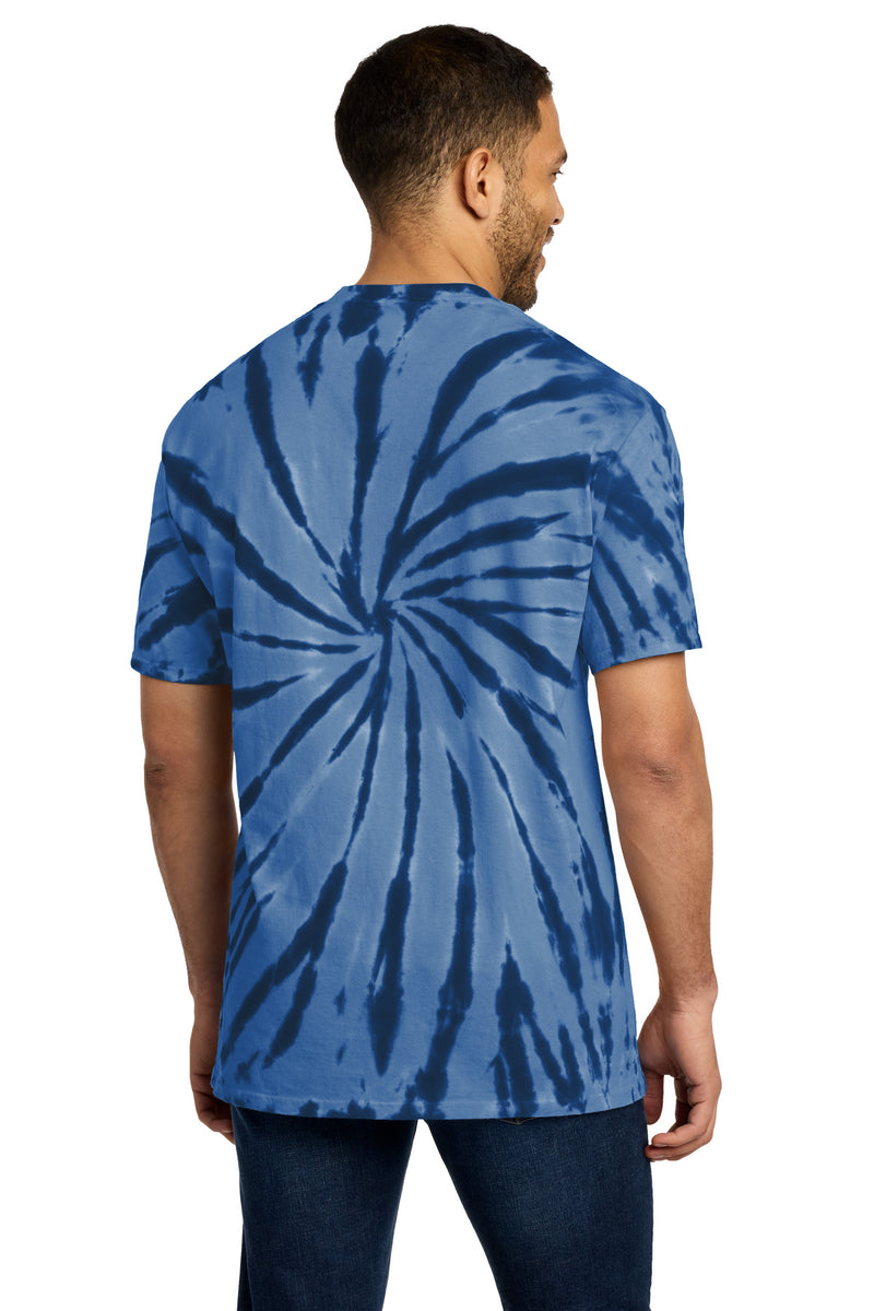 Port & Co Tie-Dye Tee - Navy