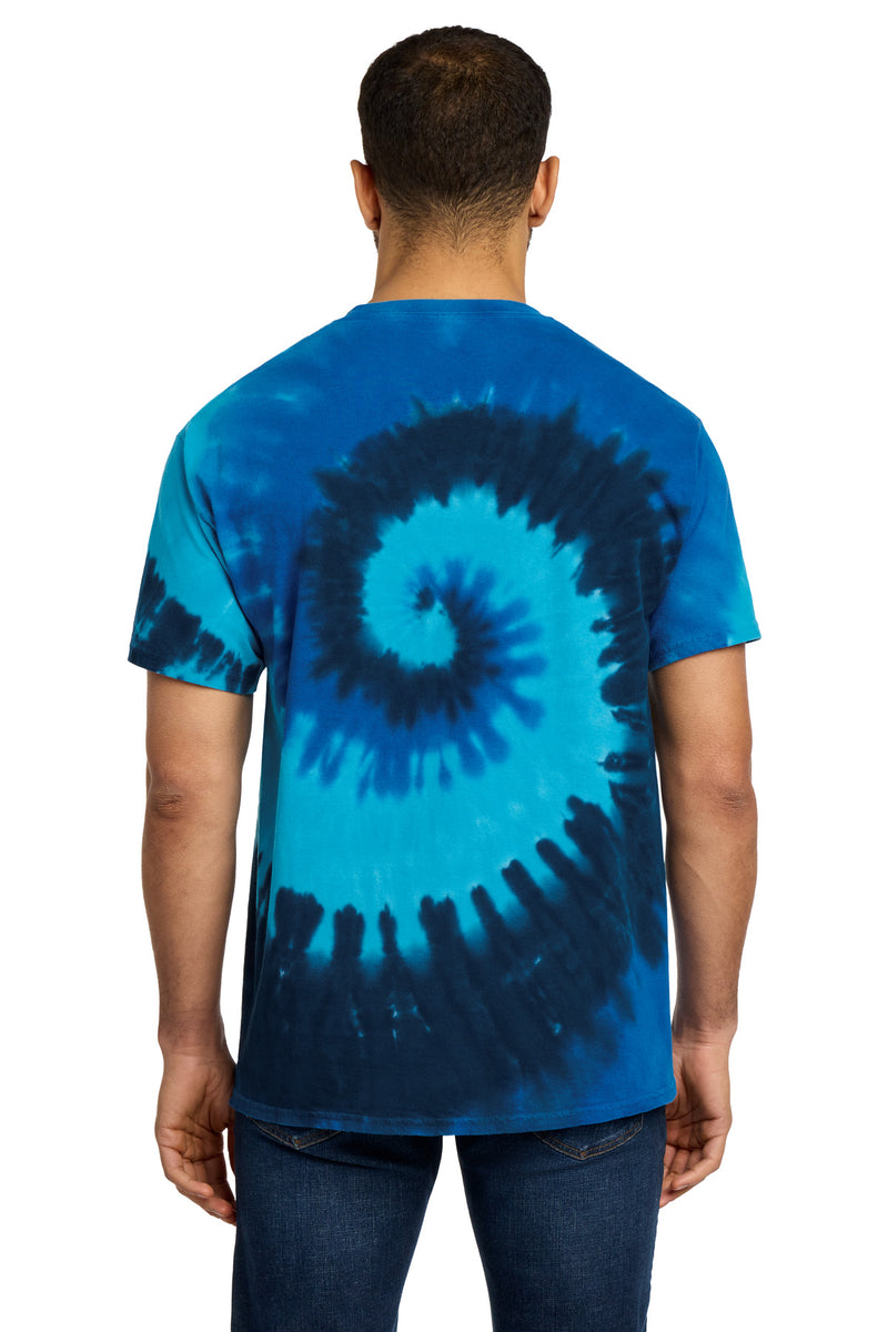 Port & Co Tie-Dye Tee - Ocean Rainbow