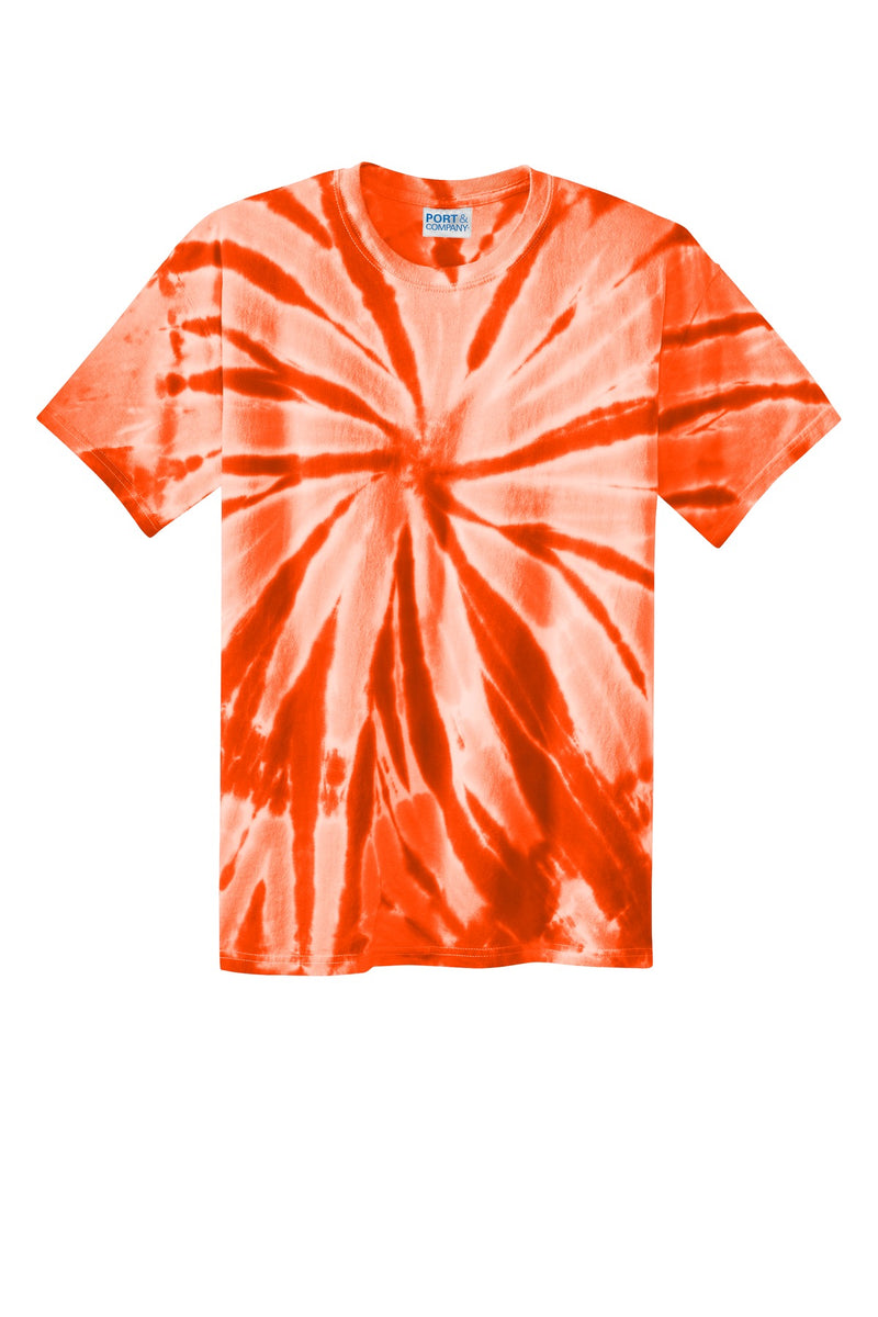 Port & Co Tie-Dye Tee - Orange