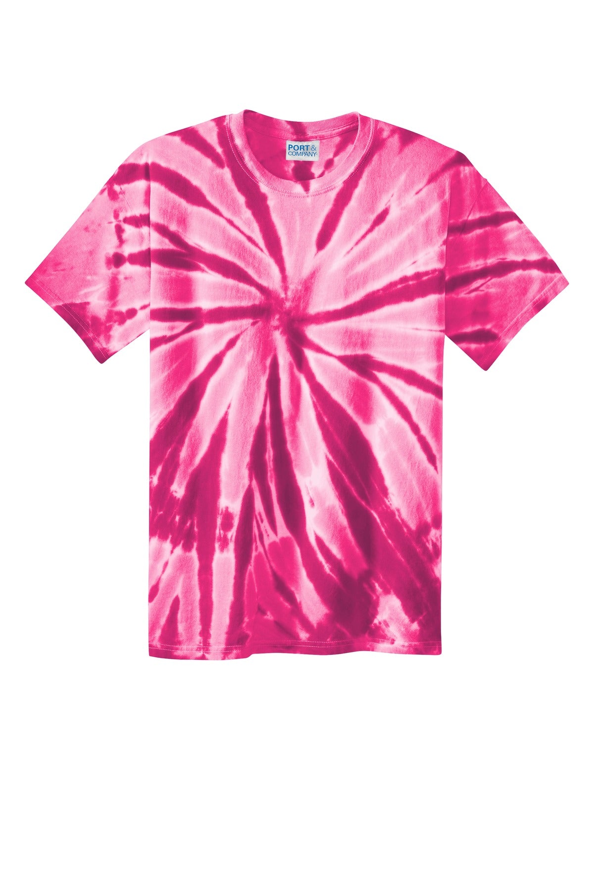 Port & Co Tie-Dye Tee - Pink