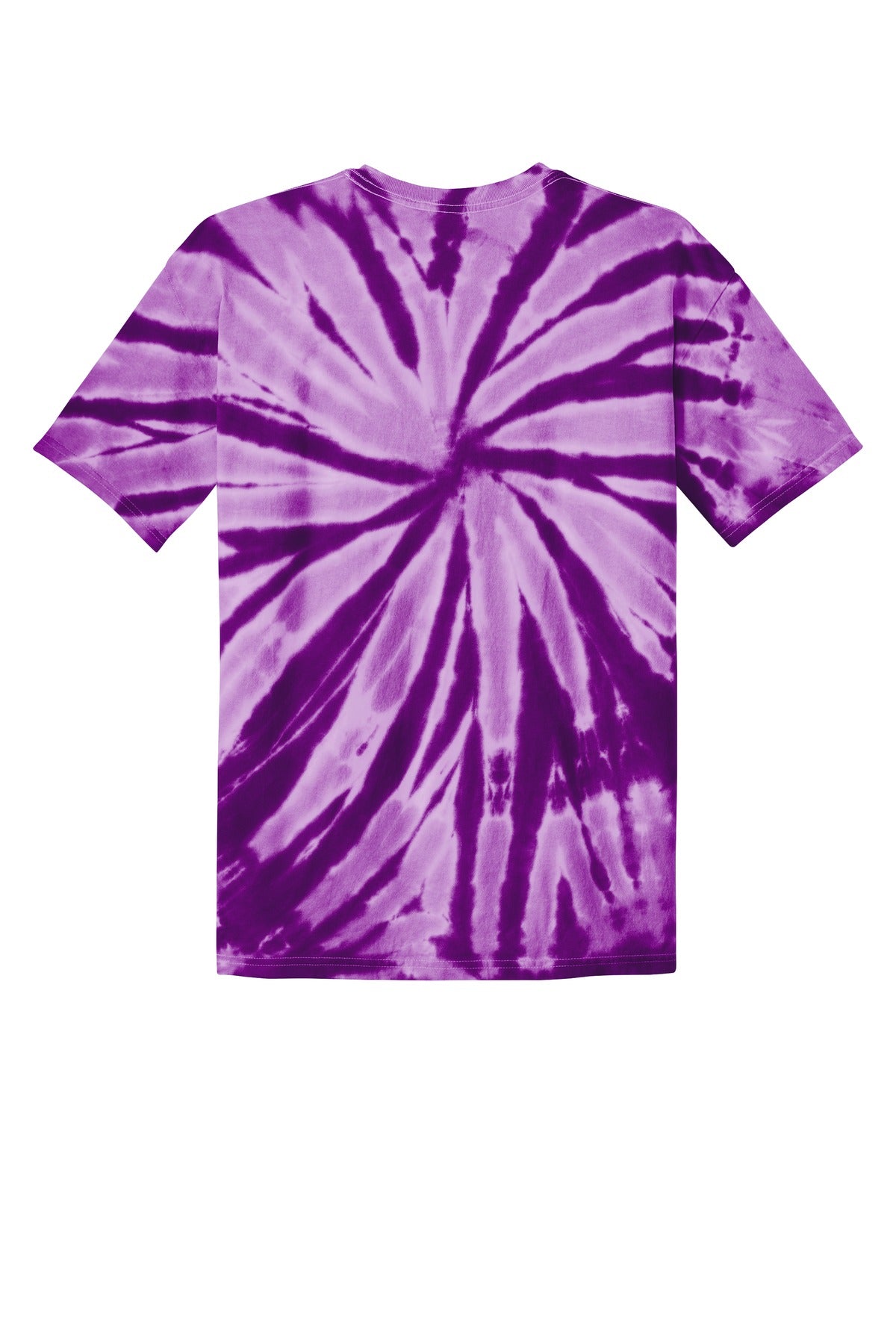 Port & Co Tie-Dye Tee - Purple