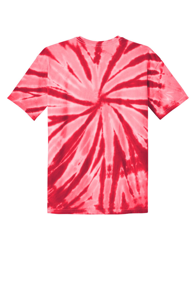 Port & Co Tie-Dye Tee - Red
