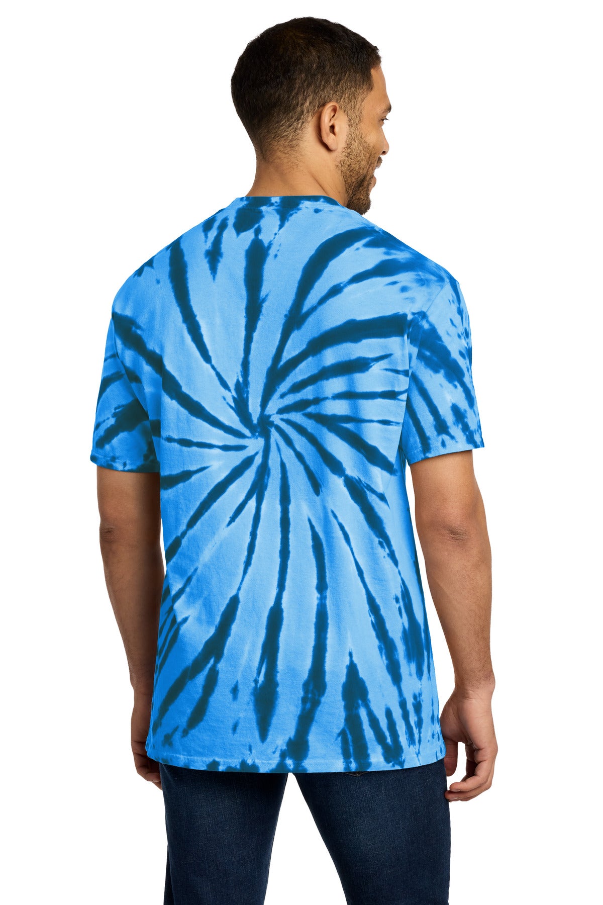 Port & Co Tie-Dye Tee - Royal