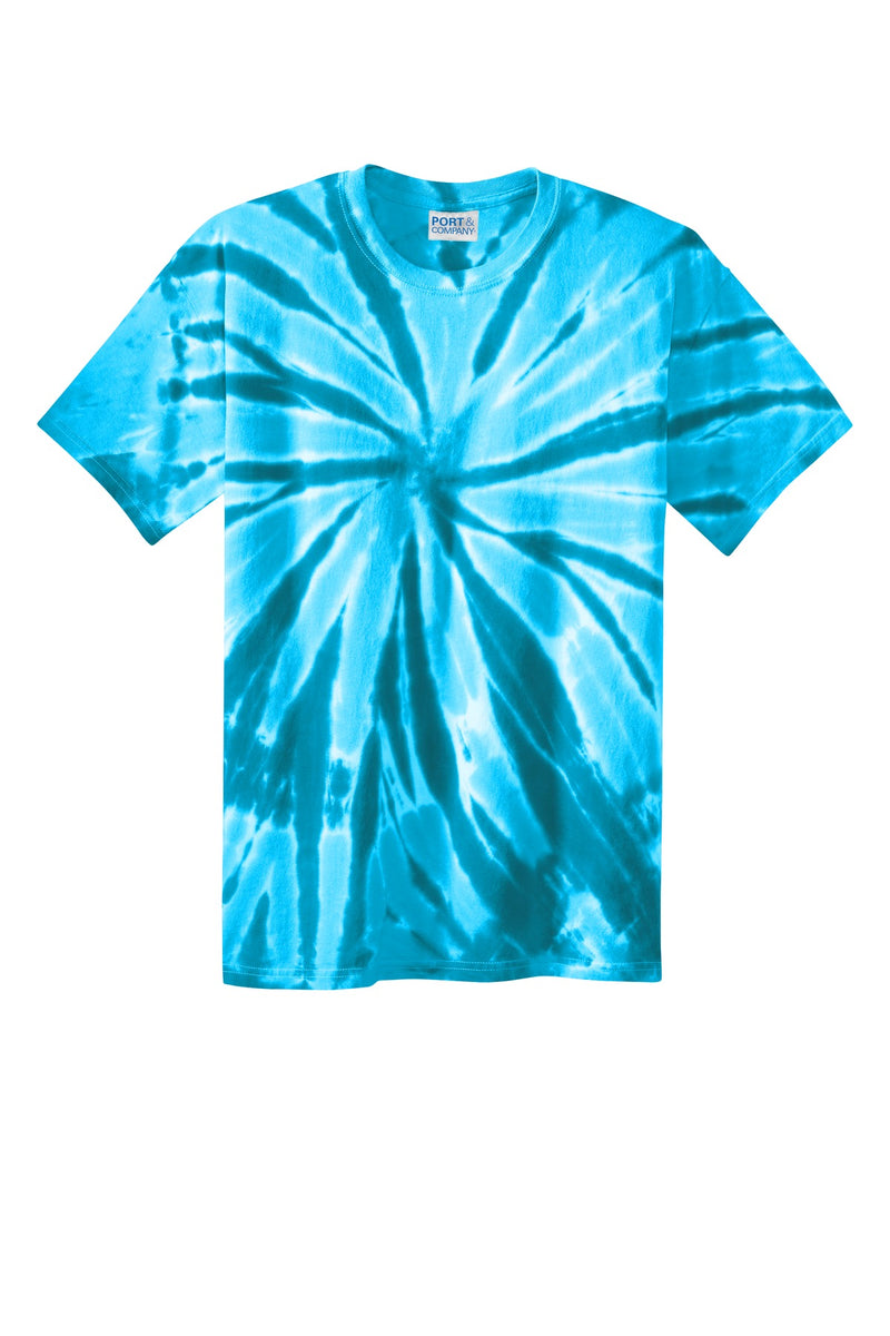 Port & Co Tie-Dye Tee - Turquoise