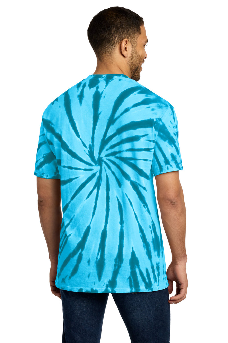 Port & Co Tie-Dye Tee - Turquoise