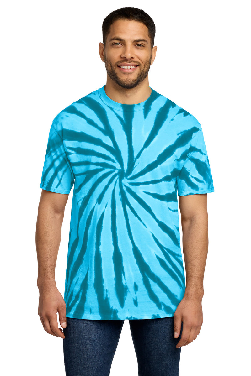 Port & Co Tie-Dye Tee - Turquoise