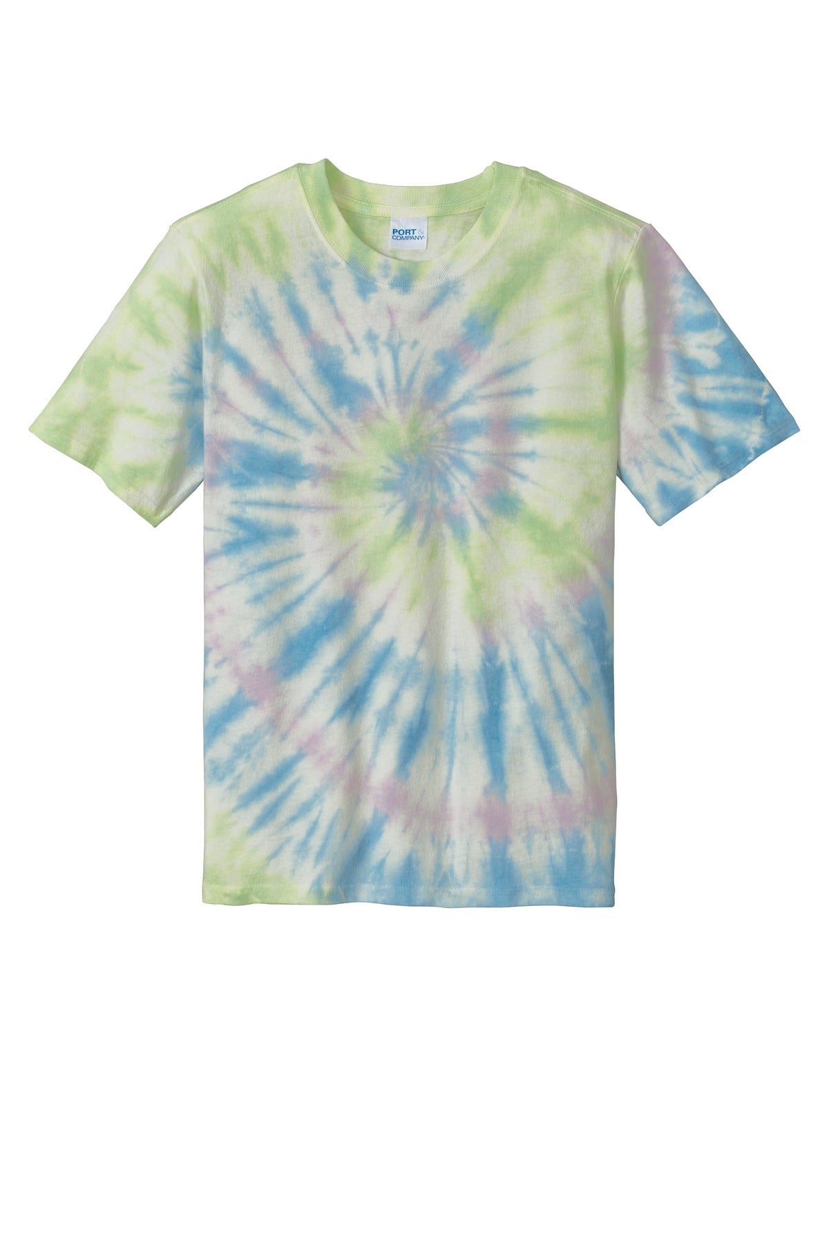 Port & Co Tie-Dye Tee - Watercolor Spiral