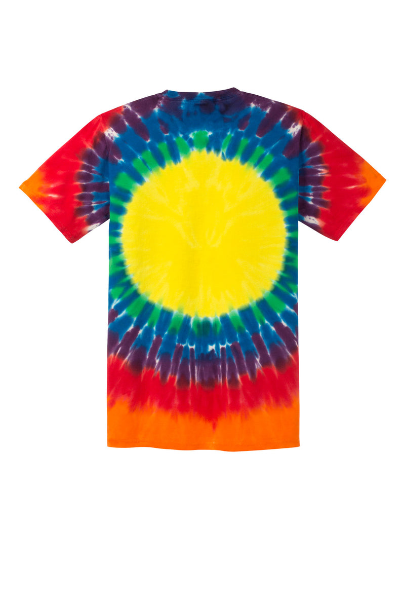 Port & Co Youth Window Tie-Dye Tee - Rainbow