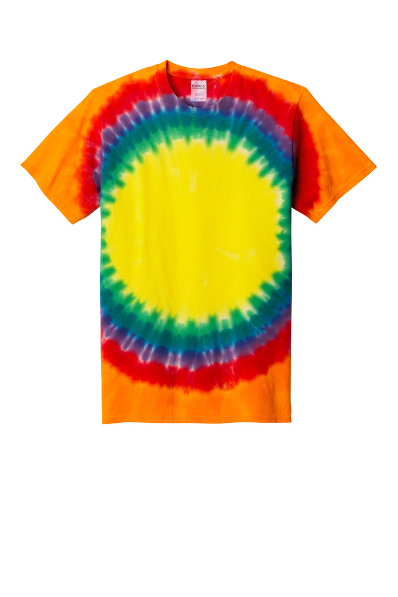 Port & Co Window Tie-Dye Tee - Rainbow