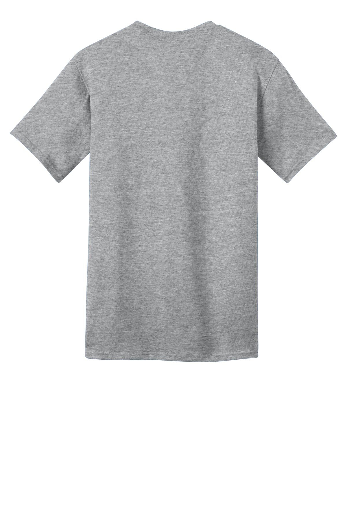 Port & Co Ring Spun Cotton Tee - Athletic Heather