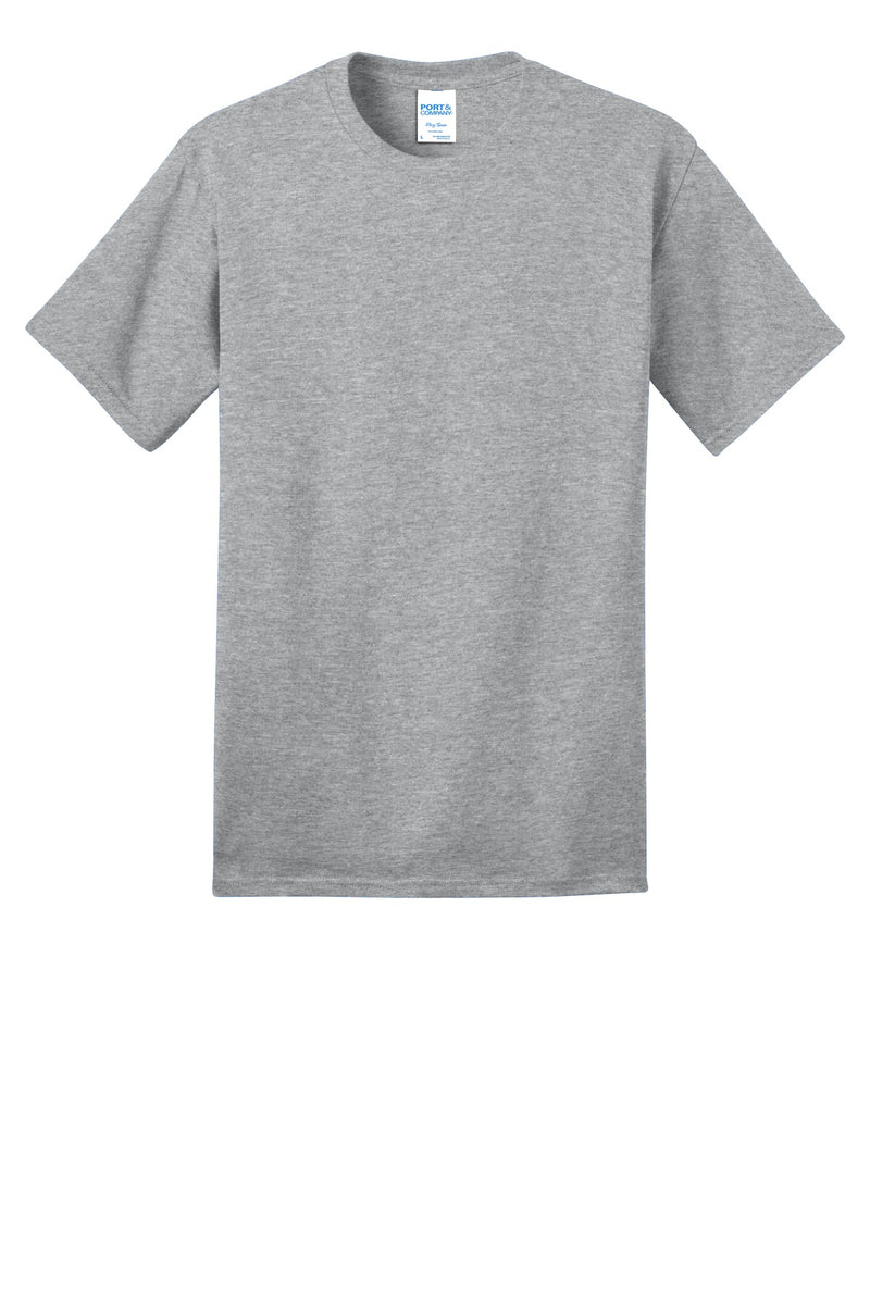 Port & Co Ring Spun Cotton Tee - Athletic Heather