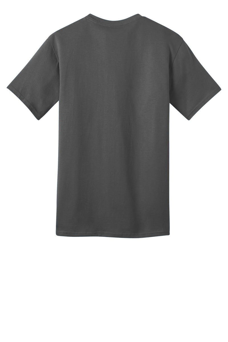 Port & Co Ring Spun Cotton Tee - Charcoal