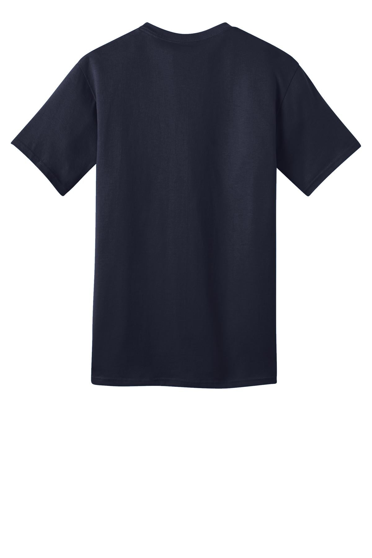 Port & Co Ring Spun Cotton Tee - Navy