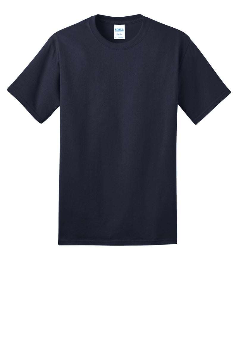 Port & Co Ring Spun Cotton Tee - Navy