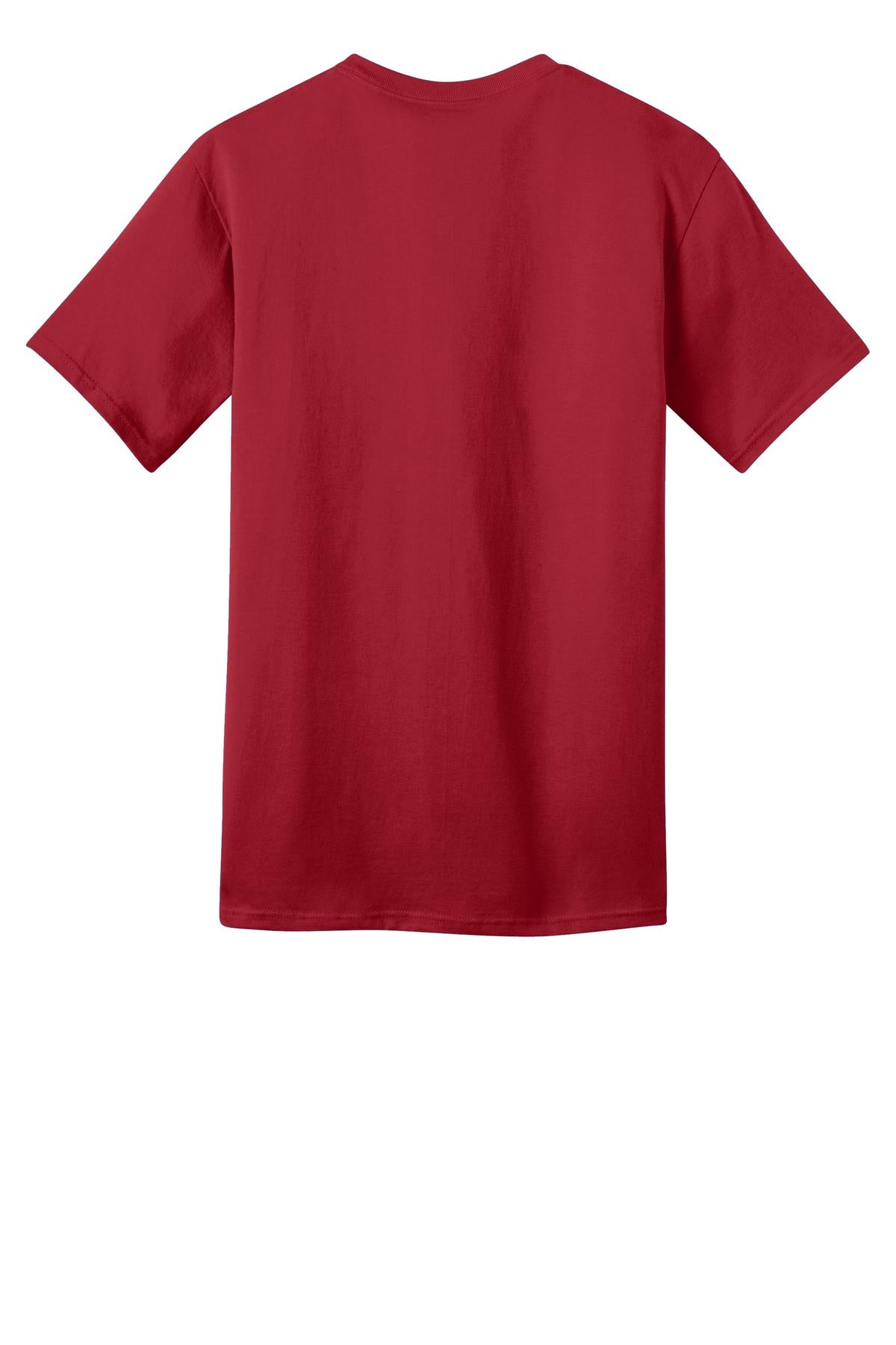 Port & Co Ring Spun Cotton Tee - Red