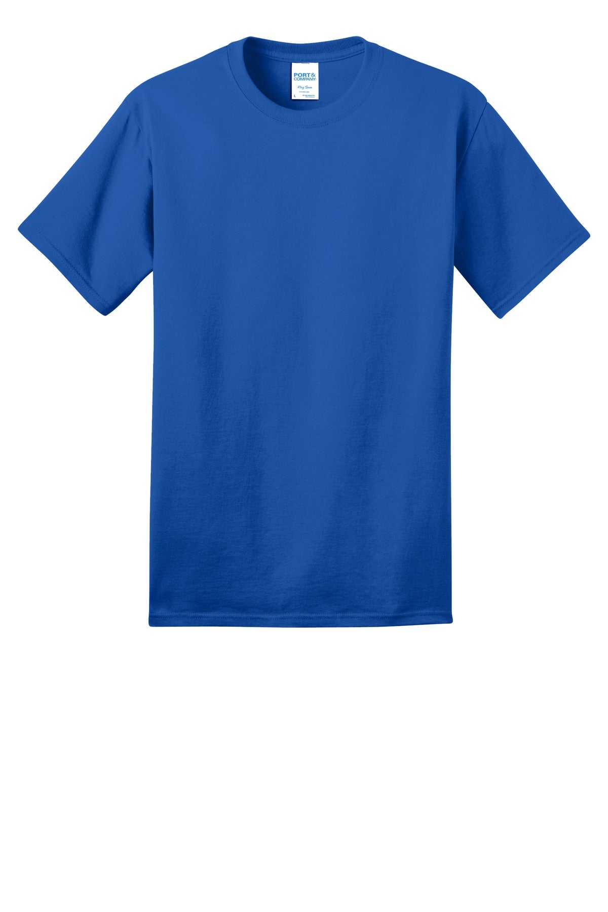 Port & Co Ring Spun Cotton Tee - Royal
